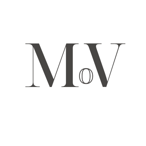 Stylised text "MoV" in an elegant font.